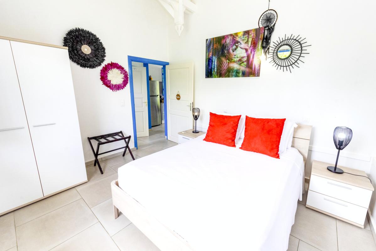 18.Location villa piscine Marie Galante Guadeloupe_Chambre
